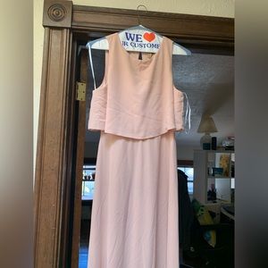 Lulus Utterly Enchanting Sleeveless Maxi Dress in Blush Size M